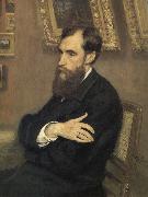 Ilya Repin Portrait of Pavel Tretyakov oil painting reproduction